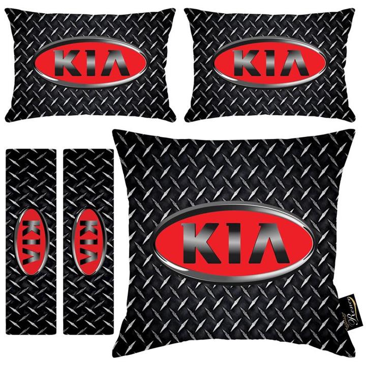 پشت گردنی صندلی خودرو و کاور کمربند ایمنی رنس مدل RR9-40927 به همراه کوسن